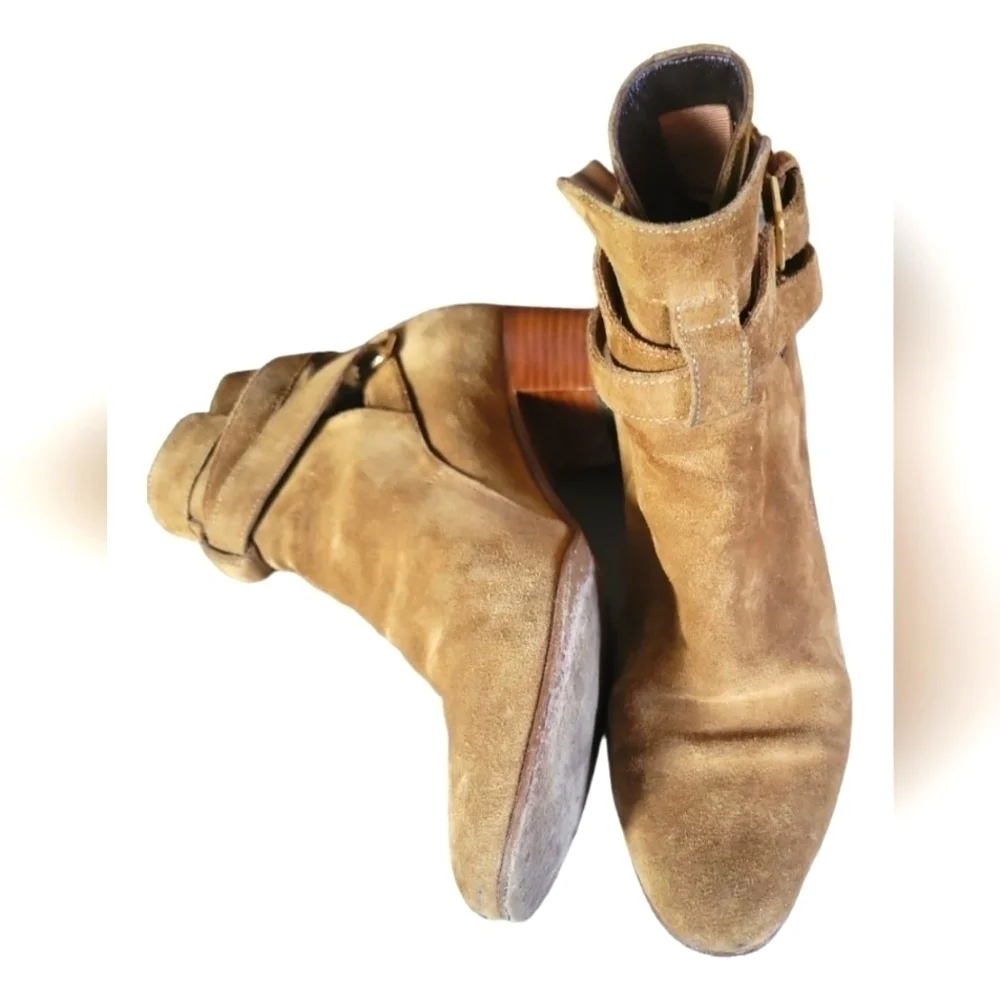 Saint Laurent Sotto Leather Suede Almond Toes 2
